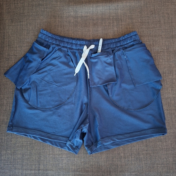 BlitzBeatz Mid-Length Navy Blue Shorts - Picture 7 of 10